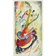 thumbnail image 3 of Wassily Kandinsky 12x18 Black Modern Framed Museum Art Print Titled - Draft for a Mural for Edwin R. Campbell No. 1 (1914), 3 of 5