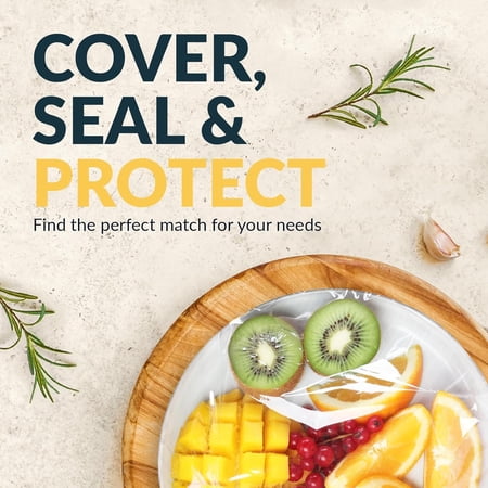 PAMI Clear Plastic Wrap 18 X 2000ft Saran Wrap with Dispenser Box for Home and Commercial Food Wrap, BPA-Free