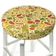 thumbnail image 3 of Balery Fruits And Vegetables Fundas de asiento para taburete de bar redondo de tela de terciopelo ajustables que protegen de arañazos y manchas para sillas de 14 a 17 pulgadas.-13 inch, 3 of 7