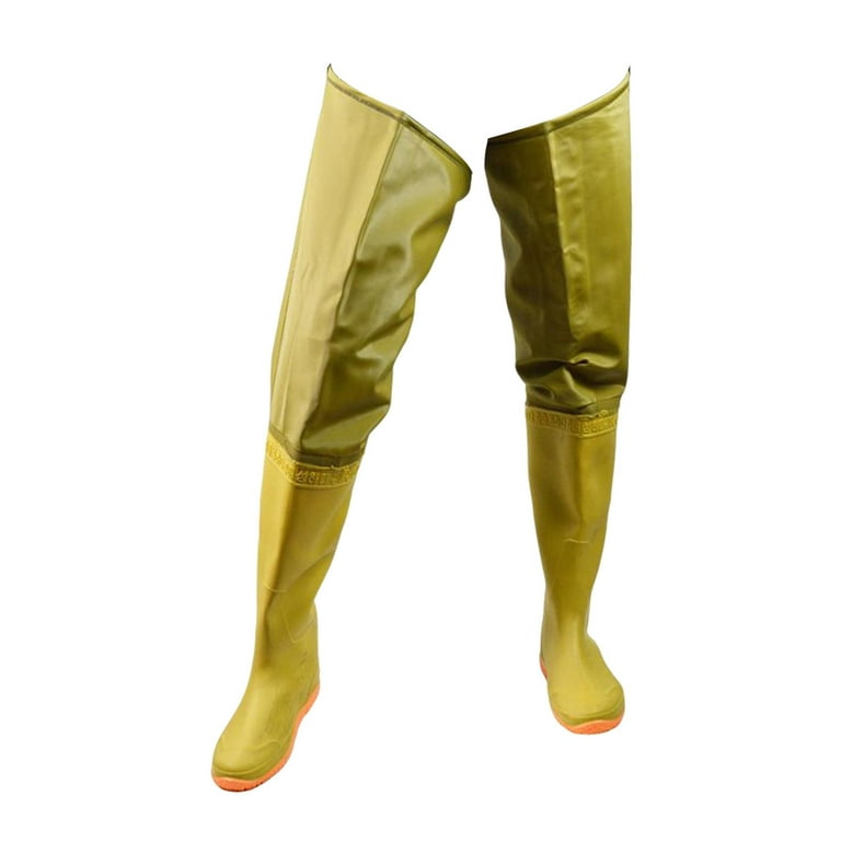 Hip Waders, Waterproof Hip Boots Water Pants with Buckle Boots Rain Boot  Breathable for Men Women Wading Trousers for Muck Work Fly Fishing 45