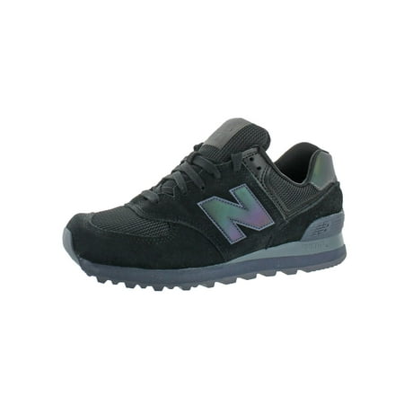 New Balance Mens 574 Urban Faux Suede Fashion Sneakers Black 6.5 Medium