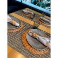 thumbnail image 4 of Manteles Individuales para Mesa, 4 pz Tapete Rectangular de Tela Fina Premium, Resistente e Impermeable, Medida 35 cm x 45 cm, 4 of 4