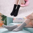 thumbnail image 2 of Womens Fuzzy Socks Cozy Fluffy Winter Warm Slipper Socks Microfiber Soft Home Sleeping Socks - 5Pairs, 2 of 6