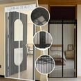 thumbnail image 2 of New Summer Door Curtain Black And White Simple Anti-Mosquito Door Curtain Screen Door Screen Window Automatic Magnetic Suction Door Home Screen Door Screen Window Net Home, 2 of 7