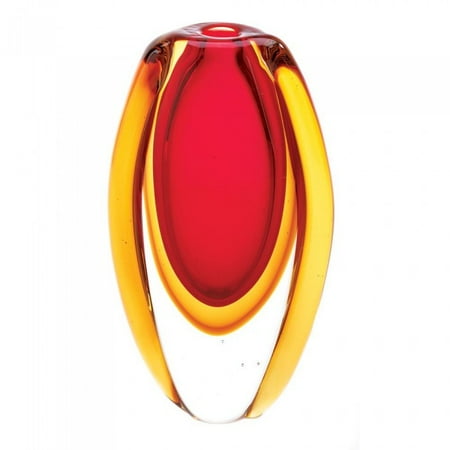 Sunfire Glass Vase - SUNFIRE GLASS VASE