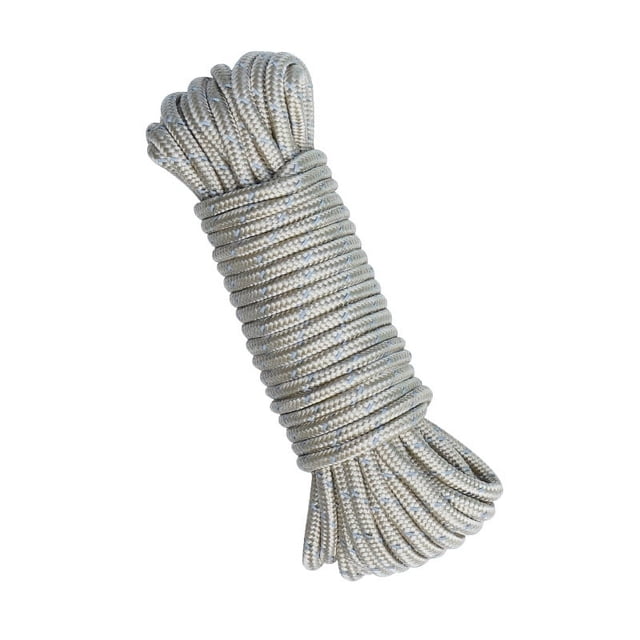 Zhuge piezas de cordón de nailon trenzado de 4 mm para acampar, hamacas, tendedero, senderismo, pesca, 10 yardas, color caqui