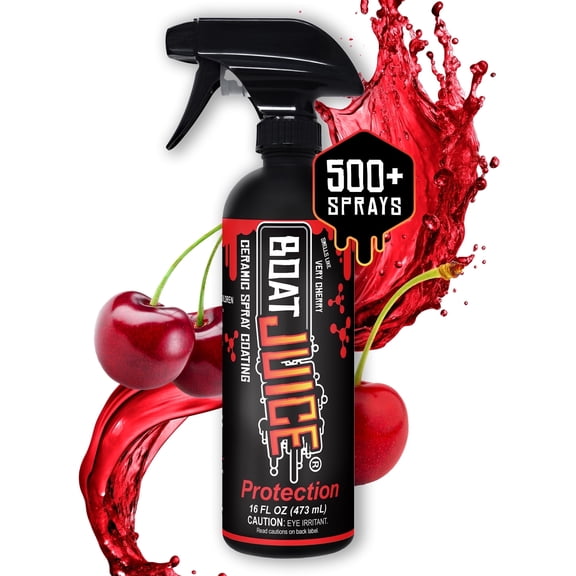 Boat Juice Protection Spray - Marine Ceramic Coating for Ultimate Protection - Very Cherry Scent, 16oz