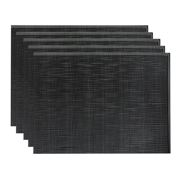 FASÄDE Ripple Brushed Onyx 18in x 24in Decorative Vinyl Backsplash Panel (5 Pack)