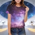 thumbnail image 2 of Camiseta de Manga Corta de Verano para Niños Unisex Cuello Redondo Impreso Casual para Chicos Niñas, Bonitas Camisetas de Manga Corta, 2 of 9