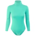 thumbnail image 1 of KOGMO Womens Turtleneck Bodysuit with Snap Button Closure, 1 of 6