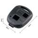 thumbnail image 1 of Sidaley Carcasa de llave de coche 2/3 botones funda de llave remota para Yaris RAV4 Celica Prius Avensis para GX470 LX470 RX300 RX400H RX350 Dispositivos antirrobo Sidaley VI004574-00, 1 of 4