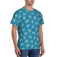 thumbnail image 2 of Bixox Men's Sea Turtle Printed Short Sleeve Skinny Athletic T-Shirt, 2 of 6