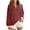 Red#01, variant on Yteetum Sweatshirts for Women Oversize Quarter Zip Fleece Stand Up Collar Pullover Hoodless Sweatshirt Top Womens Casual Solid Half Zip Stylish Loose Fits Long Sleeve Lapel Sweatshirts with Pockets