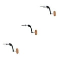 thumbnail image 1 of Decodeary Conception du Corps pour la Pêche en Rotation Moulinet Manche en Bois Noir S 3Set, 1 of 6