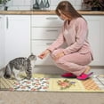thumbnail image 3 of Pioneer Flower Floral Print Pattern Kitchen Rugs Sets Of 2,Anti Fatigue Kitchen Mat Rugs Non Slip Washable,Decorative Kitchen Floor Mats for Kitchen,Sink,Laundry,17"x30"+17"x47", 3 of 7