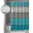 thumbnail image 3 of Shower Curtain, Country Wood Board Gray Urquoise Waterproof Shower Curtain Set with Hooks for Bathroom Showers,Stalls and Bathtubs,60x72In Vintage Gradient Plank, 3 of 8