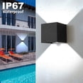 thumbnail image 3 of Luz de pared de 12 W con sensor de movimiento para interiores y exteriores, luz de pared LED de ángulo ajustable, lámpara de pared blanca fría impermeable IP67, para pasillo, jardín, dormitorio Ofspeizc YQ-2482, 3 of 6