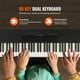 thumbnail image 3 of Piano digital VEVOR de 88 teclas con teclado doble, pedal de sustain y altavoces, 3 of 9