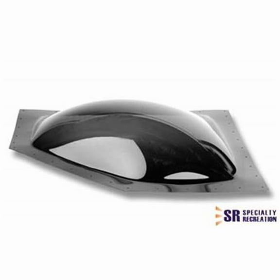 Specialty Recreation 28 x 10 in. Thermoformed Polycarbonate Neo Skylight, Smoke