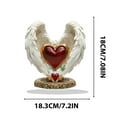 thumbnail image 6 of Angel Wings Decoration, Premium Acrylic Material, Elegant Boho Style, Elegant Religious Wall Decor for Home, Office, or Church, B, 6 of 6