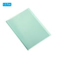 thumbnail image 3 of Unique Bargains 9x12' Binders with Plastic Sleeve, 2Pcs PP 30 Pockets Waterproof File Portfolio Folder Protector, Green, 3 of 5