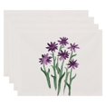 thumbnail image 2 of Simply Daisy, 18 x 14 inch, Daffodils Placemat (set of 4), Purple, 2 of 2