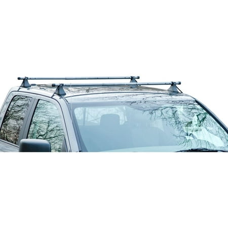 Apex Pair of 44-60" Strap Attached Telescoping Roof Cross Bars for Cars without Rails