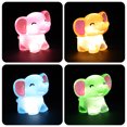 thumbnail image 3 of Amosfun 24-Piece Mini Resin Elephant Figures Set, Multi-Colored Animal Toys for Kids, Collectors, and Educational Play, 3 of 8