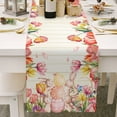 thumbnail image 1 of Hbdhejl Easter Egg Bunny Table Runner Kitchen Table Decoration Table Cloth Pad Coffee Table Cloth Holiday Banquet Living Room Table Cloth (7), 1 of 7