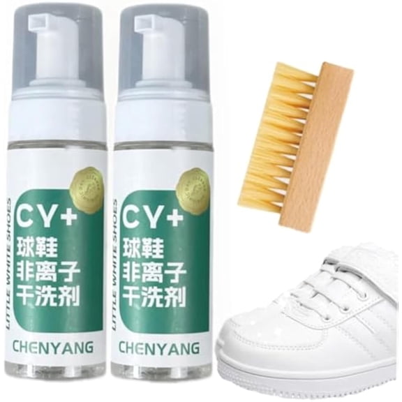 Foam Sneaker Cleaner Set, Sneaker Cleaner Foam for Removing Stains and Dirt, Shoe Cleaning Kit for Shoes