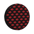 thumbnail image 1 of Honeii Housses de Pneu Imprimé Lèvres Rouges, Imperméables Anti-UV Neige Pluie pour Remorques, RV, Véhicule Récréatif, SUV, Camion-14 Pouces, 1 of 6