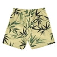 thumbnail image 2 of Kids' Beach Pants Comfortable Swim Trunks Bamboo and Green Leaves Shorts for Pool Vacation and Lounge Wear X-Large, 2 of 8