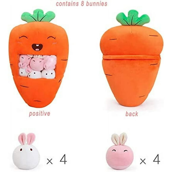 Creative snack pillow A bag of snack carrot dolls Birthday Gifts for Adult Children