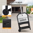 thumbnail image 4 of Eastvita 12-Inch Outdoor Wood-Fired Pizza Oven Portable Patio Oven with Pizza Stone/Peel/Fold-Up Legs/Cover/Cooking Rack for Camping/Backyard BBQ/Family Gatherings, 4 of 5