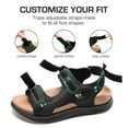 thumbnail image 5 of DREAM PAIRS Women's Walking Sandals Arch Support Orthopedic Recovery Hiking Sandals Thick Athletic Cushion Adjustable Strap for Plantar Fasciitis, 5 of 5