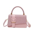 thumbnail image 2 of Bolso de mano elegante de PU para mujer, bolso de hombro tipo cartera para citas. Rosa, 2 of 9
