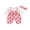 Pink, variant on BemeyourBBs Newborn Baby Girl Spring Fall Winter Clothes Long Sleeve Romper One Piece Strawberry Print Fake Two Pieces Patchwork Jumpsuit Headband Cute Infant Outfits