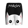 thumbnail image 4 of Rocae Cat Meow for Men's Soft Sleep Pajama Shorts, Waistband and Pockets, 4 of 9