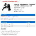 thumbnail image 2 of Front Left Steering Knuckle - Compatible with 2000 - 2006 Volkswagen Golf 2001 2002 2003 2004 2005, 2 of 2