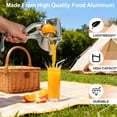 thumbnail image 4 of Portable Cast Iron Juicer Heavy Duty Manual Fruit Press with Ergonomic Grip for Oranges, Lemons, Citrus, Efficient Juice Extractor for Home Kitchen, 4 of 7