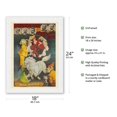 thumbnail image 2 of Ringling Brothers Circus - World’s Greatest Shows - Bareback Horse Rider M'll'e Elena - Vintage Circus Poster c.1895 - Japanese Unryu Rice Paper Art Print (Unframed) 18 x 24 in, 2 of 4