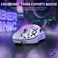 thumbnail image 3 of T700 Lightweight Wireless Gaming Mouse, 3-Mode Programmable, Ergonomic Design, Compact, Professional IC, USB Type-C Charging, Rechargeable Lithium Polymer Battery, Compatible with PC, Laptop, Mac, 3 of 8
