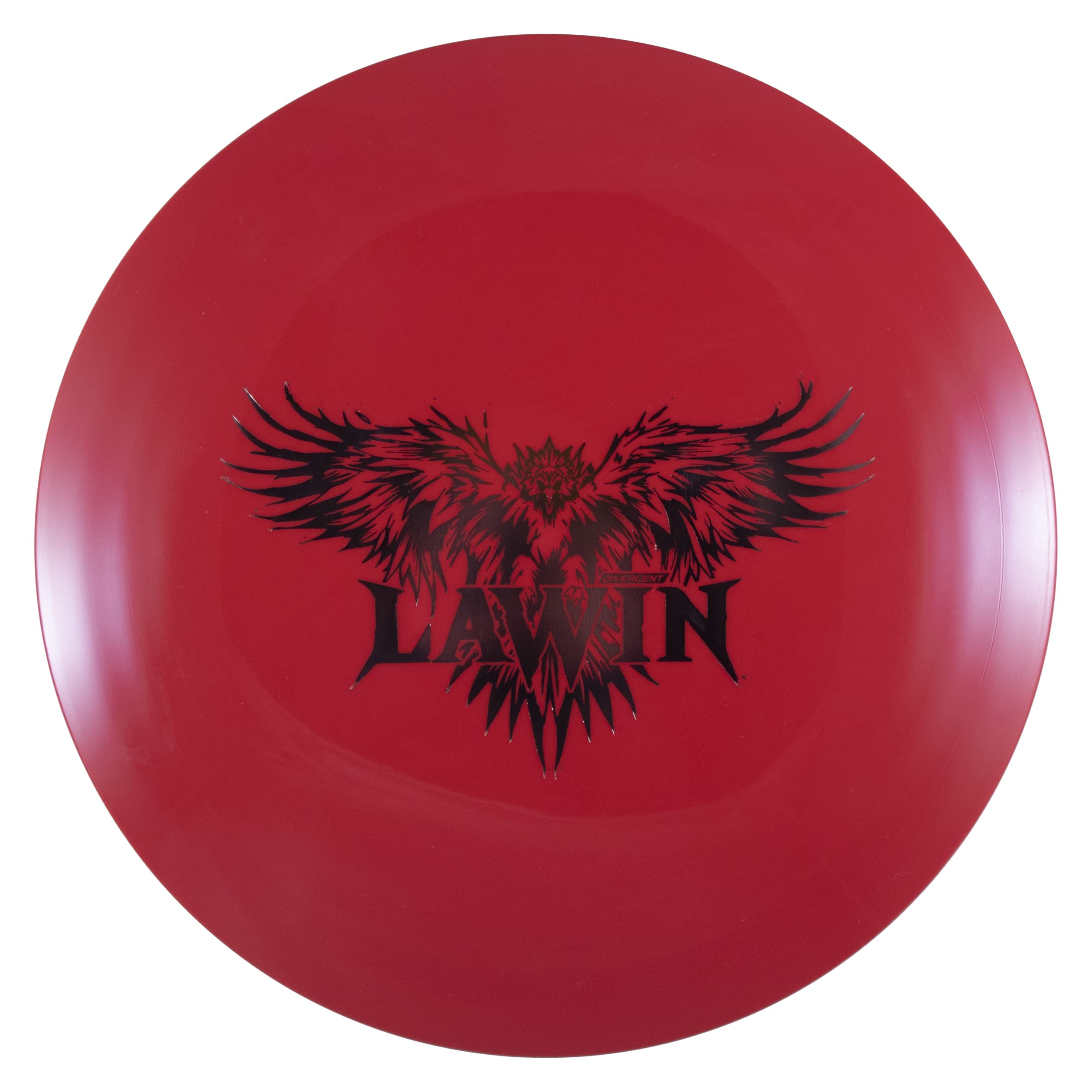 Divergent Discs | Lawin | Disc Golf Fairway Driver | Max Grip (Red)