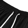 thumbnail image 5 of Mens Workout Shorts Big and Tall Relaxed Fit Knee Length Drawstring Beach Shorts Camping Hiking Athletic Work Shorts with Zipper Pockets, 5 of 10