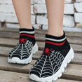 thumbnail image 1 of MesaSe Spider Pattern Sock Shoes Sneakers - Breathable  Comfy  Non Slip  Soft Sole  Trendy Design for Boy‘s & Girl‘s Outdoor Activities, 1 of 6