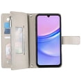 thumbnail image 2 of Funda cartera GANGXUN para Samsung Galaxy A12/M12 , cuero PU con tarjetero, cremallera, correa de mano, soporte y protección 1048°, 2 of 6