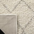 thumbnail image 5 of SAFAVIEH Arizona Wayra Geometric Shag Area Rug, Ivory/Beige, 10' x 14', 5 of 6