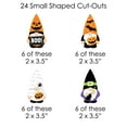 thumbnail image 6 of Big Dot of Happiness Halloween Gnomes - Spooky Fall Party DIY Decorations - Clothespin Garland Banner - 44 Pieces, 6 of 7