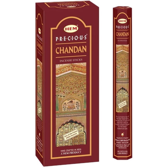 HEM Bâtons d'Encens Chandan Précieux - 120 Bâtons