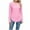 Pink, variant on Guluxicc Long Sleeve T Shirts for Women Casual Soft Comfy Lightweight Pullover Tops Trendy Fall Winter Clothes